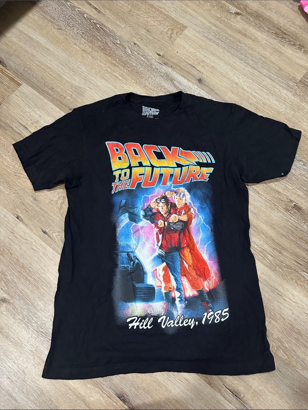 Back to the Future Graphic Tee - Black